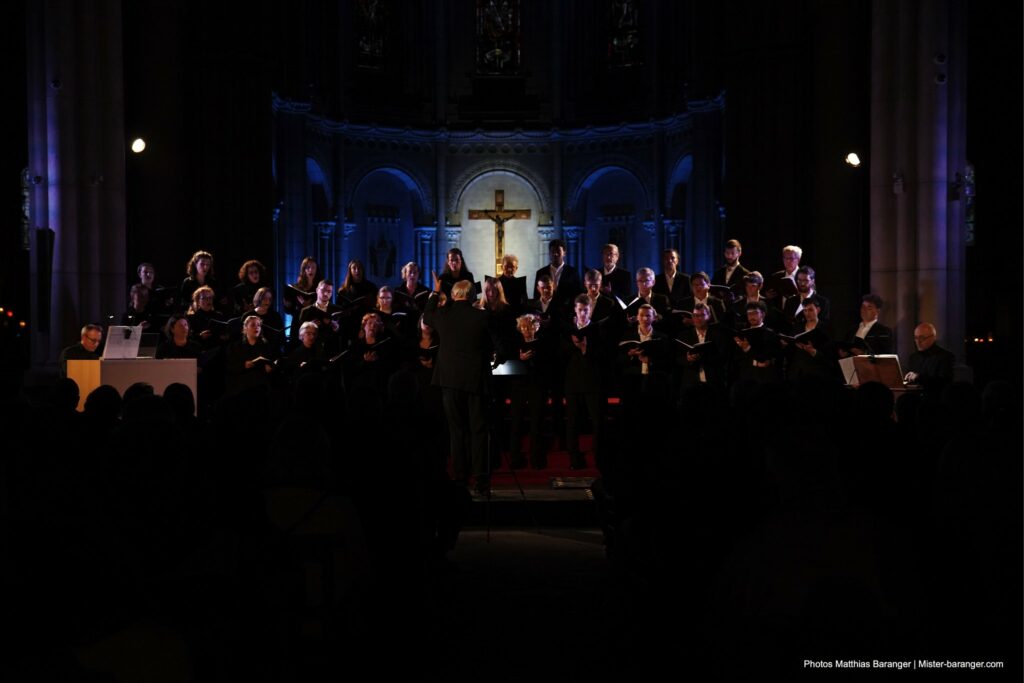 Les 15 et 16 avril, dans la basilique de Saint-Laurent-sur-Sèvre, les choristes de l’IMV et de l'Ensemble Vocal Polymnie ont ému le public.